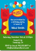 Bounce House - Birthday Party Invitations