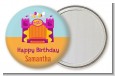 Bounce House Purple and Orange - Personalized Birthday Party Pocket Mirror Favors thumbnail