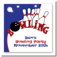 Bowling Boy - Personalized Birthday Party Card Stock Favor Tags thumbnail