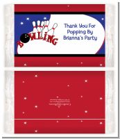 Bowling Boy - Personalized Popcorn Wrapper Birthday Party Favors