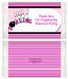 Bowling Girl - Personalized Popcorn Wrapper Birthday Party Favors thumbnail