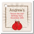 Boxing Gloves - Personalized Birthday Party Card Stock Favor Tags thumbnail