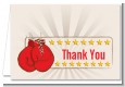 Boxing Gloves - Birthday Party Thank You Cards thumbnail