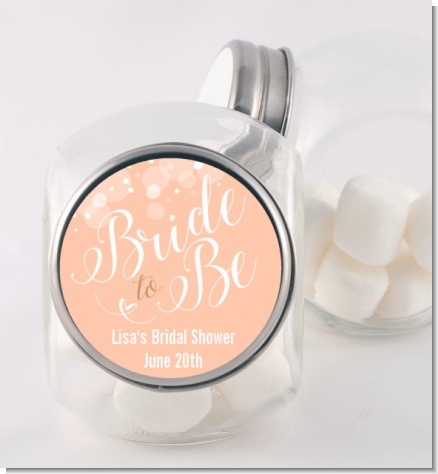 Bride To Be - Personalized Bridal Shower Candy Jar