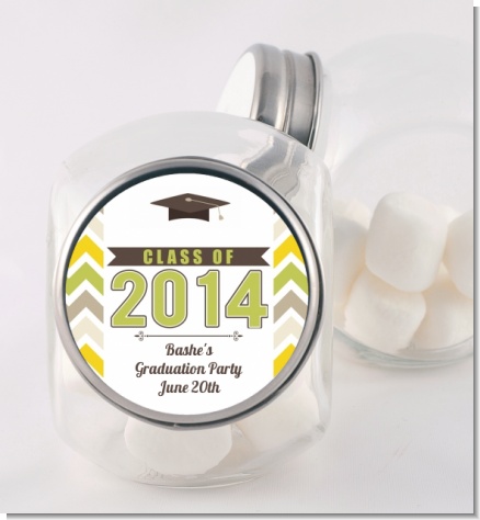 Brilliant Scholar - Personalized Graduation Party Candy Jar