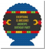 Building Blocks - Personalized Birthday Party Centerpiece Stand