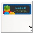 Building Blocks - Birthday Party Return Address Labels thumbnail