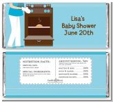 Bun in the Oven Boy - Personalized Baby Shower Candy Bar Wrappers