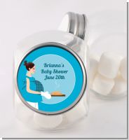 Bun in the Oven Boy - Personalized Baby Shower Candy Jar