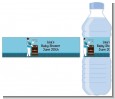 Bun in the Oven Boy - Personalized Baby Shower Water Bottle Labels thumbnail
