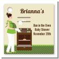 Bun in the Oven Neutral - Personalized Baby Shower Card Stock Favor Tags thumbnail
