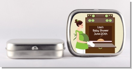 Bun in the Oven Neutral - Personalized Baby Shower Mint Tins