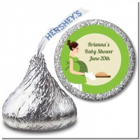 Bun in the Oven Neutral - Hershey Kiss Baby Shower Sticker Labels
