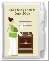 Bun in the Oven Neutral - Baby Shower Personalized Notebook Favor