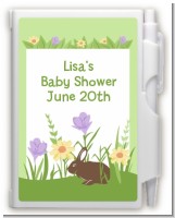 Bunny - Baby Shower Personalized Notebook Favor