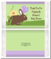 Bunny - Personalized Popcorn Wrapper Baby Shower Favors