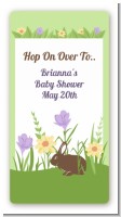 Bunny - Custom Rectangle Baby Shower Sticker/Labels