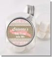 Burlap Chic - Personalized Baby Shower Candy Jar thumbnail