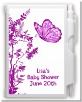 Butterfly - Baby Shower Personalized Notebook Favor