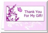 Butterfly - Baby Shower Thank You Cards