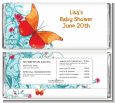 Butterfly Wishes - Personalized Birthday Party Candy Bar Wrappers thumbnail