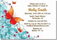 Butterfly Wishes - Birthday Party Invitations