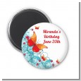 Butterfly Wishes - Personalized Birthday Party Magnet Favors thumbnail