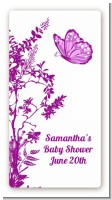 Butterfly - Custom Rectangle Baby Shower Sticker/Labels