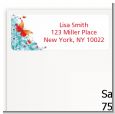 Butterfly Wishes - Birthday Party Return Address Labels thumbnail