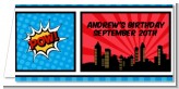 Calling All Superheroes - Personalized Birthday Party Place Cards