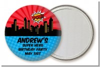 Calling All Superheroes - Personalized Birthday Party Pocket Mirror Favors