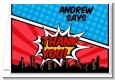 Calling All Superheroes - Birthday Party Thank You Cards thumbnail