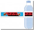 Calling All Superheroes - Personalized Birthday Party Water Bottle Labels thumbnail