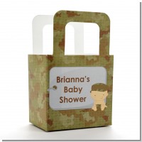 Camo Military - Personalized Baby Shower Favor Boxes