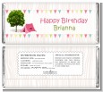 Camping Glam Style - Personalized Birthday Party Candy Bar Wrappers thumbnail