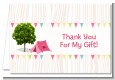 Camping Glam Style - Birthday Party Thank You Cards thumbnail