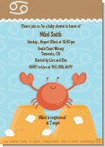 Crab | Cancer Horoscope - Baby Shower Invitations