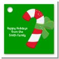 Candy Cane - Personalized Christmas Card Stock Favor Tags thumbnail