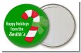 Candy Cane - Personalized Christmas Pocket Mirror Favors thumbnail