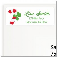 Candy Cane - Christmas Return Address Labels