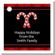 Candy Canes - Personalized Christmas Card Stock Favor Tags thumbnail