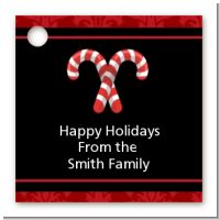 Candy Canes - Personalized Christmas Card Stock Favor Tags