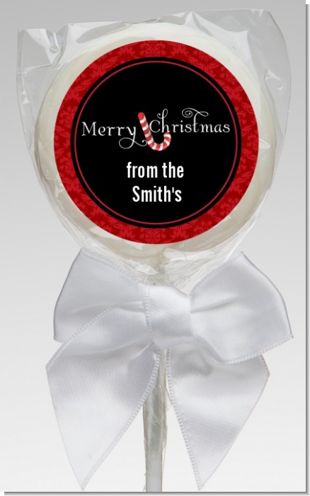 Candy Canes - Personalized Christmas Lollipop Favors