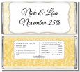 Pale Yellow & Brown - Personalized Bridal Shower Candy Bar Wrappers thumbnail