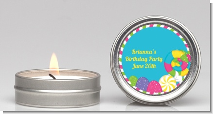 Candy Land - Birthday Party Candle Favors