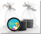 Candy Land - Birthday Party Black Candle Tin Favors