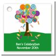 Candy Tree - Personalized Birthday Party Card Stock Favor Tags thumbnail