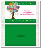 Candy Tree - Personalized Popcorn Wrapper Birthday Party Favors