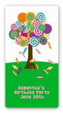 Candy Tree - Custom Rectangle Birthday Party Sticker/Labels