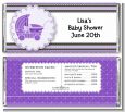 Carriage - Personalized Baby Shower Candy Bar Wrappers thumbnail
